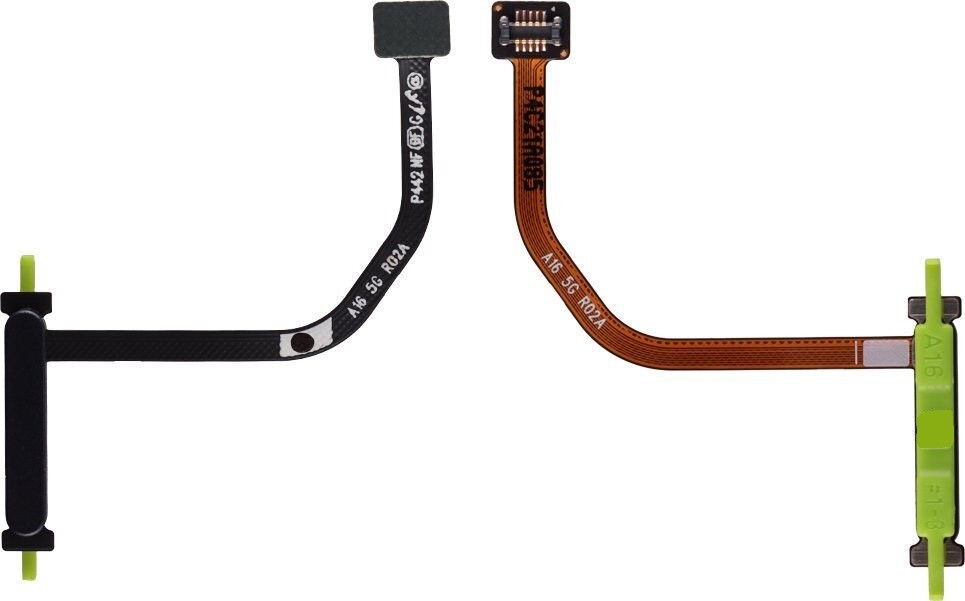 Lanksčioji jungtis Samsung A166 A16 5G su pirštų atspaudų jutikliu Blue Black originali (service pack)