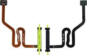 Lanksčioji jungtis Samsung A165 A16 4G su pirštų atspaudų jutikliu Black originali (service pack)