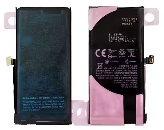 Akumuliatorius ORG skirtas iPhone 13 Mini 2406mAh Self-Diagnosable su lipduku