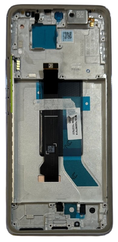 Ekranas Xiaomi Redmi Note 14 Pro 5G su lietimui jautriu stikliuku ir rėmeliu Lavender Purple originalus (service pack)