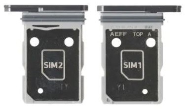 SIM kortelės laikiklis Samsung A566 A56 5G Awesome Olive originalus (service pack)