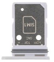 SIM kortelės laikiklis Samsung A366 A36 5G Awesome White originalus (service pack)