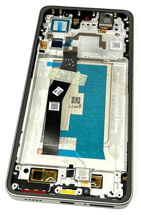 Ekranas Xiaomi 14T 5G su lietimui jautriu stikliuku ir rėmeliu Titan Blue originalus (service pack)