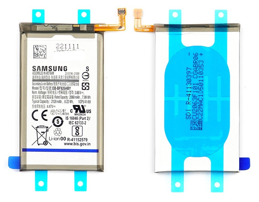 Akumuliatorius originalus Samsung F926 Z Fold3 2120mAh EB-BF926ABY (service pack)