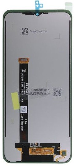 Ekranas Samsung G766 Xcover 7 Pro 2025 su lietimui jautriu stikliuku Black originalus (service pack)