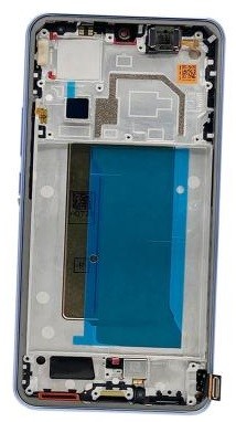 Ekranas Xiaomi 13T 5G/13T Pro 5G su lietimui jautriu stikliuku ir rėmeliu Alpine Blue OLED