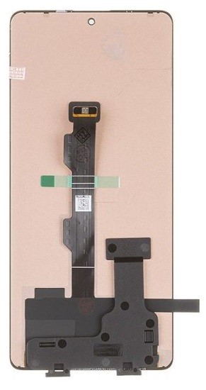 Ekranas Xiaomi Redmi Note 14S su lietimui jautriu stikliuku Black OLED