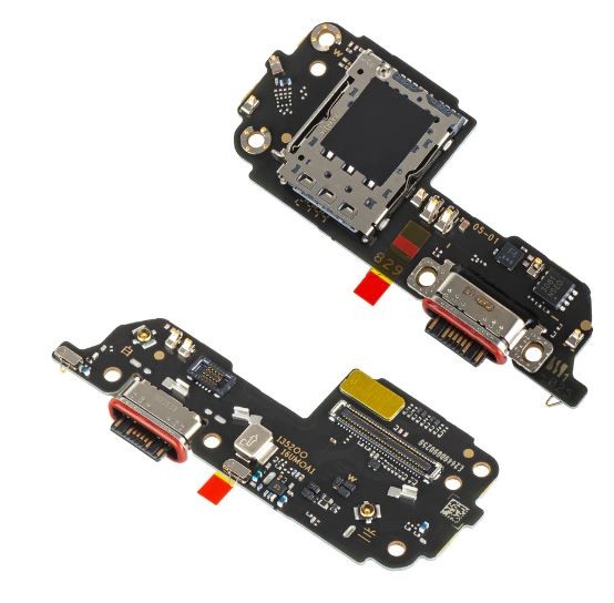 Lanksčioji jungtis Xiaomi Redmi Note 14 Pro+ 5G su įkrovimo kontaktu ir mikrofonu, SIM kortelės kontaktu originali (service pack)