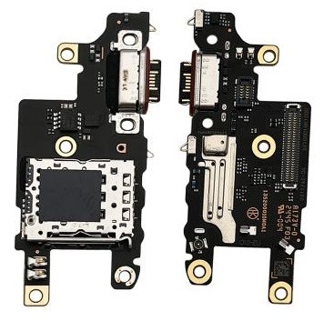 Lanksčioji jungtis Xiaomi Poco X7 Pro 5G su įkrovimo kontaktu ir mikrofonu, SIM kortelės kontaktu originali (service pack)