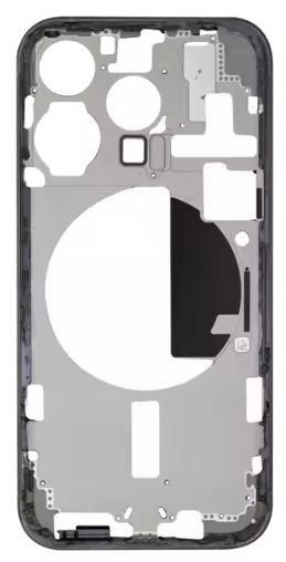 Vidinis korpusas iPhone 15 Pro Black Titanium originalus (used Grade A)