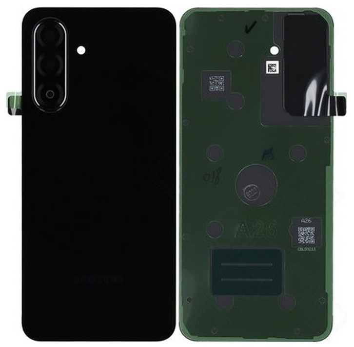 Galinis dangtelis Samsung A266 A26 5G Black originalus (service pack)