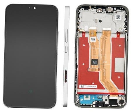 Ekranas Huawei Honor 400 Lite su lietimui jautriu stikliuku ir rėmeliu Velvet Grey originalus (service pack)