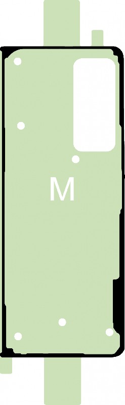 Lipdukas galiniam dangteliui Samsung F936 Z Fold4 5G originalus (service pack)