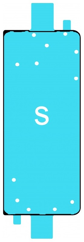 Lipdukas ekranui Samsung F946 Z Fold5 5G originalus (service pack)