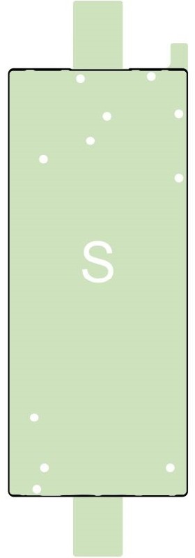 Lipdukas ekranui Samsung F956 Z Fold6 5G originalus (service pack)