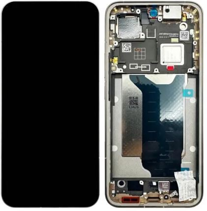 Ekranas Xiaomi 15T Pro 5G su lietimui jautriu stikliuku ir rėmeliu Grey originalus (service pack)