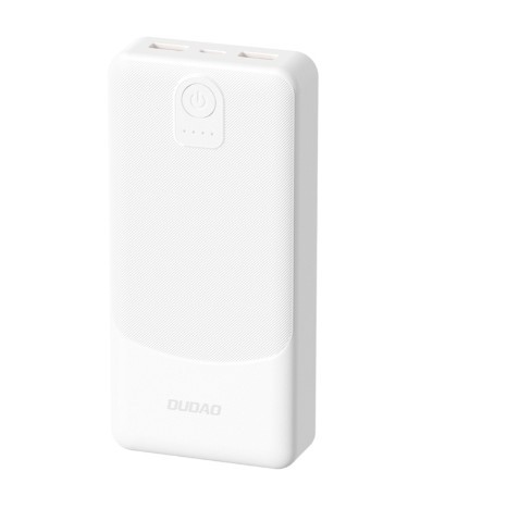 Išorinė baterija POWER BANK Dudao (K10) 10000mAh (1xUSB-C ; 2xUSB 2.4A) balta