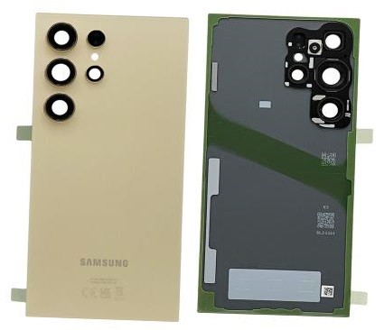 Galinė dangtelė Samsung S928 S24 Ultra Titanium Yellow originali (naudota A klasė)