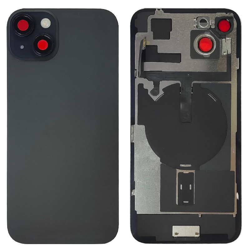 Galinis dangtelis iPhone 15 Plus Black su NFC originalus (Pairable) (used Grade A)