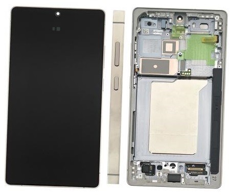 Ekranas Samsung S938 S25 Ultra su lietimui jautriu stikliuku ir rėmeliu Black/Grey/Jade Green/Pink Gold originalus (used Grade B)