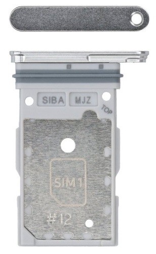 SIM kortelės laikiklis Samsung S921 S24/S926 S24 Plus Dual Marble Grey originalus (naudotas A klasė)