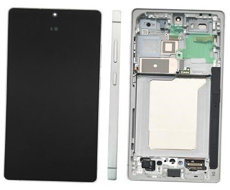 Ekranas Samsung S938 S25 Ultra su lietimui jautriu stikliuku ir rėmeliu Titanium Silver Blue originalus (assembled service pack)