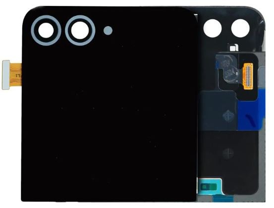 Ekranas Samsung F741 Z Flip6 5G su lietimui jautriu stikliuku išorinis (Outer) Blue originalus (used Grade C)