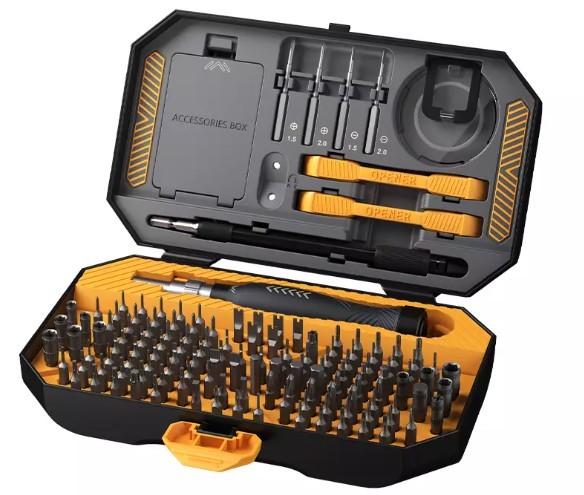 Atsuktuvas su 145vnt antgalių rinkiniu Jakemy JM-8183