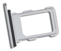 SIM kortelės laikiklis skirtas iPhone 16 Pro/16 Pro Max White Titanium ORG