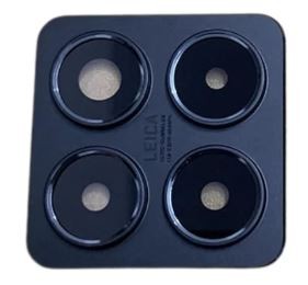 Xiaomi 14T kameros stikliukas su rėmeliu Titan Black ORG