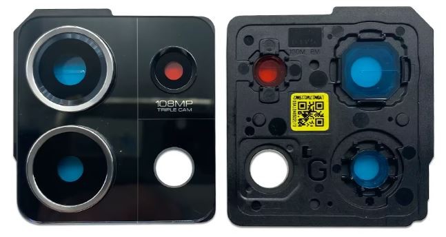 Xiaomi Redmi Note 13 5G kameros stikliukas su rėmeliu Black ORG