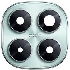 Xiaomi Redmi Note 14 Pro 4G kameros stikliukas su rėmeliu Green ORG