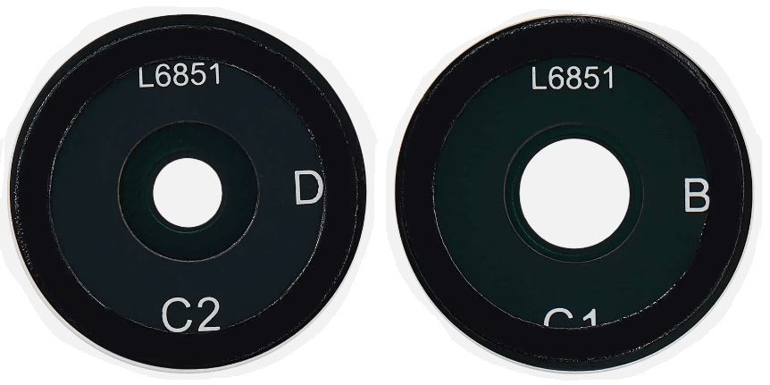 Xiaomi Redmi 14C kameros stikliukas Black (only lens 2pcs) ORG