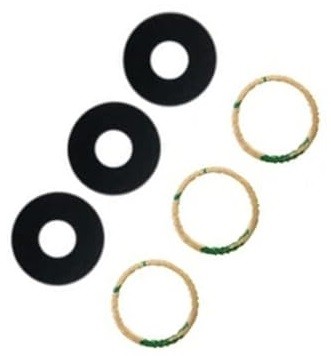 Samsung S721 S24 FE kameros stikliukas Black (only lens 3pcs) ORG