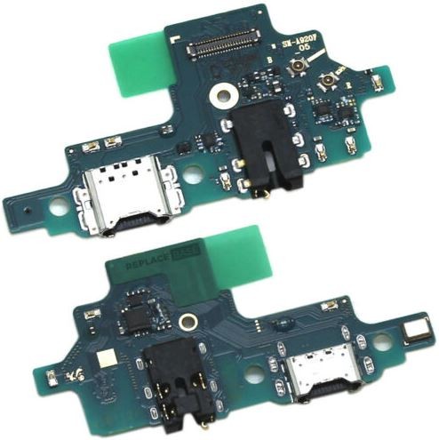 Lanksčioji jungtis Samsung A920 A9 2018 su įkrovimo kontaktu, mikrofonu, ausinių lizdu originali (used Grade A)