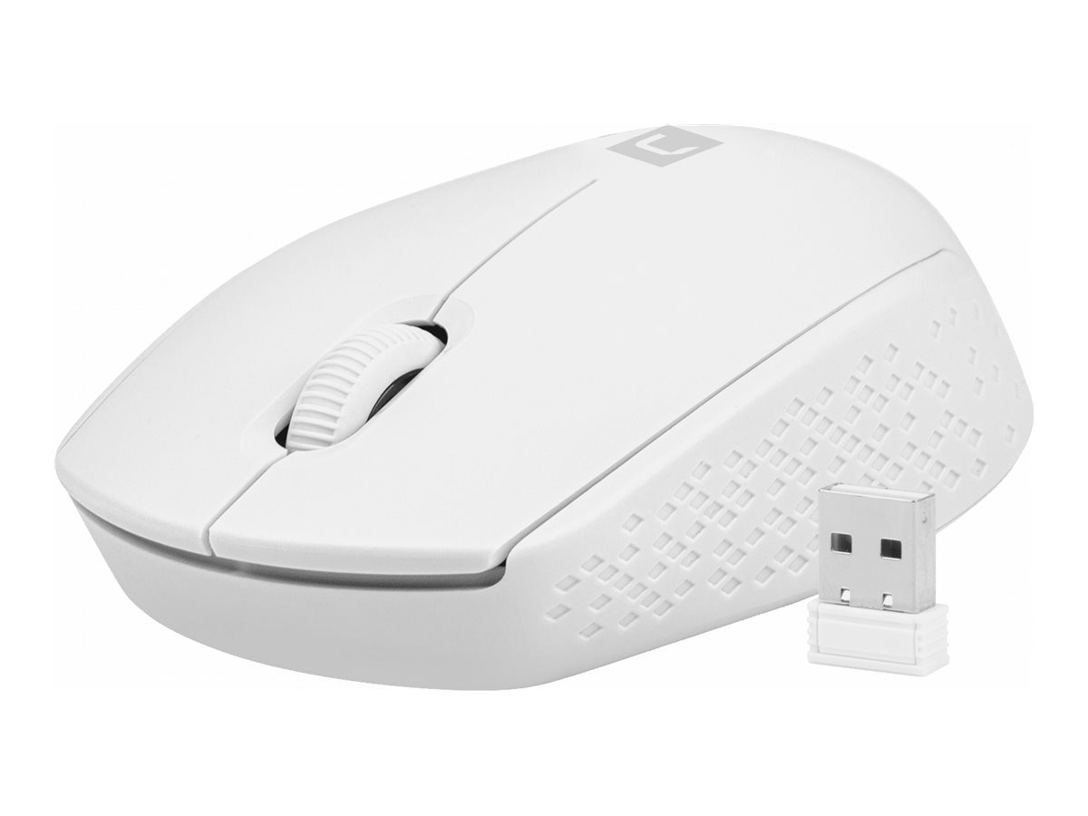 NATEC belaidė pelė Stork 1600DPI balta