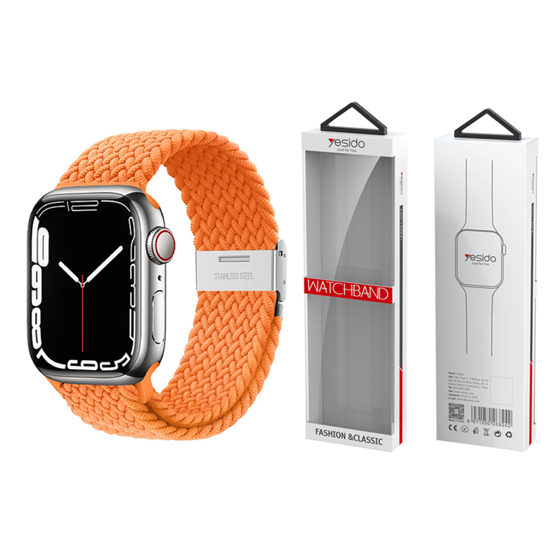 YESIDO WB23 Apple Watch pintas dirželis 42/44/45 oranžinis