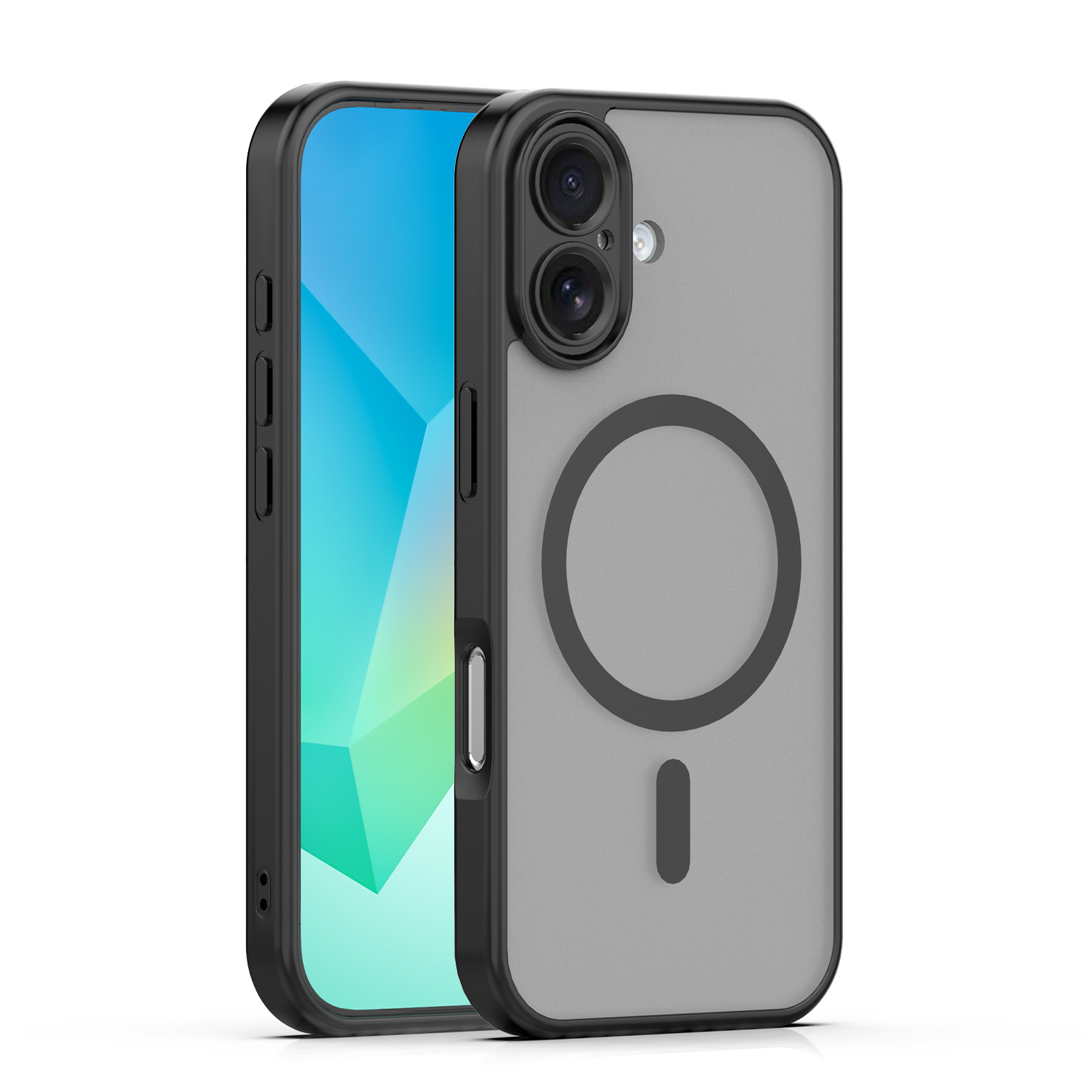 Mag Matt dėklas iPhone 17 6,3'' juodas