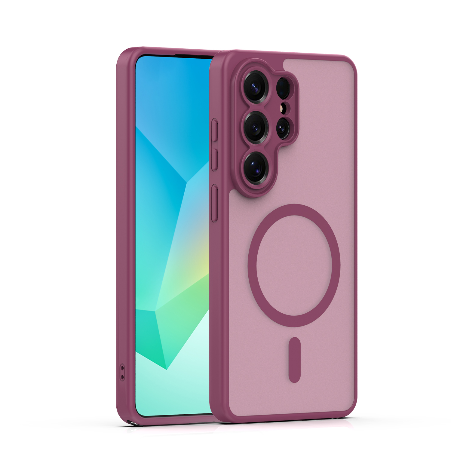 Mag Matt dėklas Samsung Galaxy S25 Ultra kaštoninė