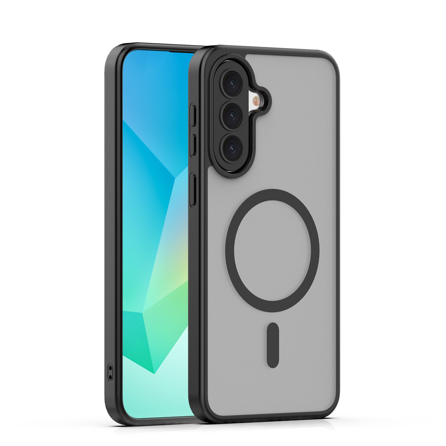 Mag Matt dėklas Samsung Galaxy A37 5G juodas