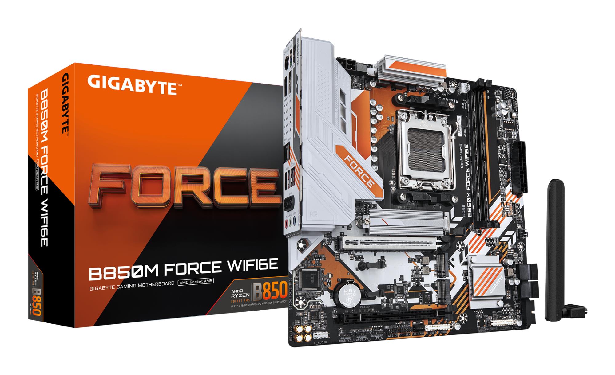 Pagrindinė plokštė GIGABYTE AMD B850 SAM5 Micro-ATX DDR5 2 lizdai