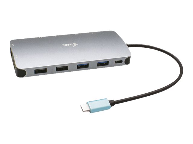 I-Tec USB-C Metal Nano dokinė stotelė 3 ekranai PD