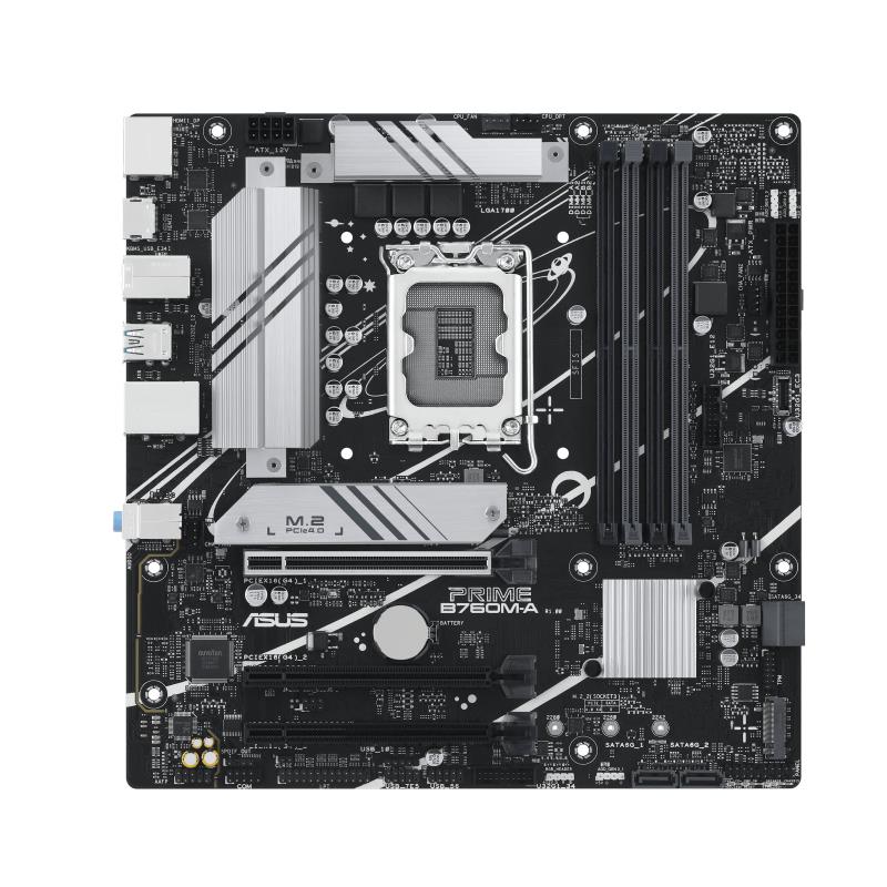 Pagrindinė plokštė ASUS Intel B760 LGA1700 Micro-ATX DDR5 4 lizdai