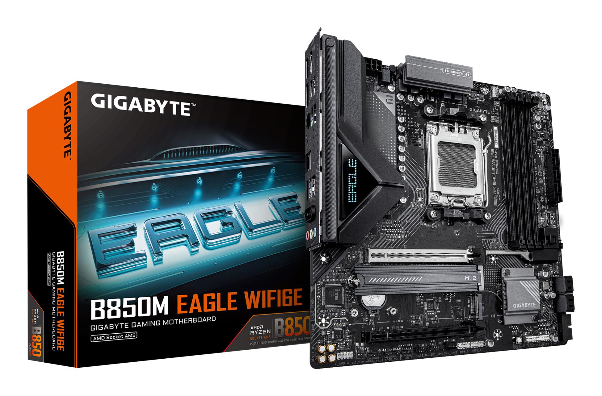 Pagrindinė plokštė GIGABYTE AMD B850 SAM5 Micro-ATX DDR5 4 lizdai