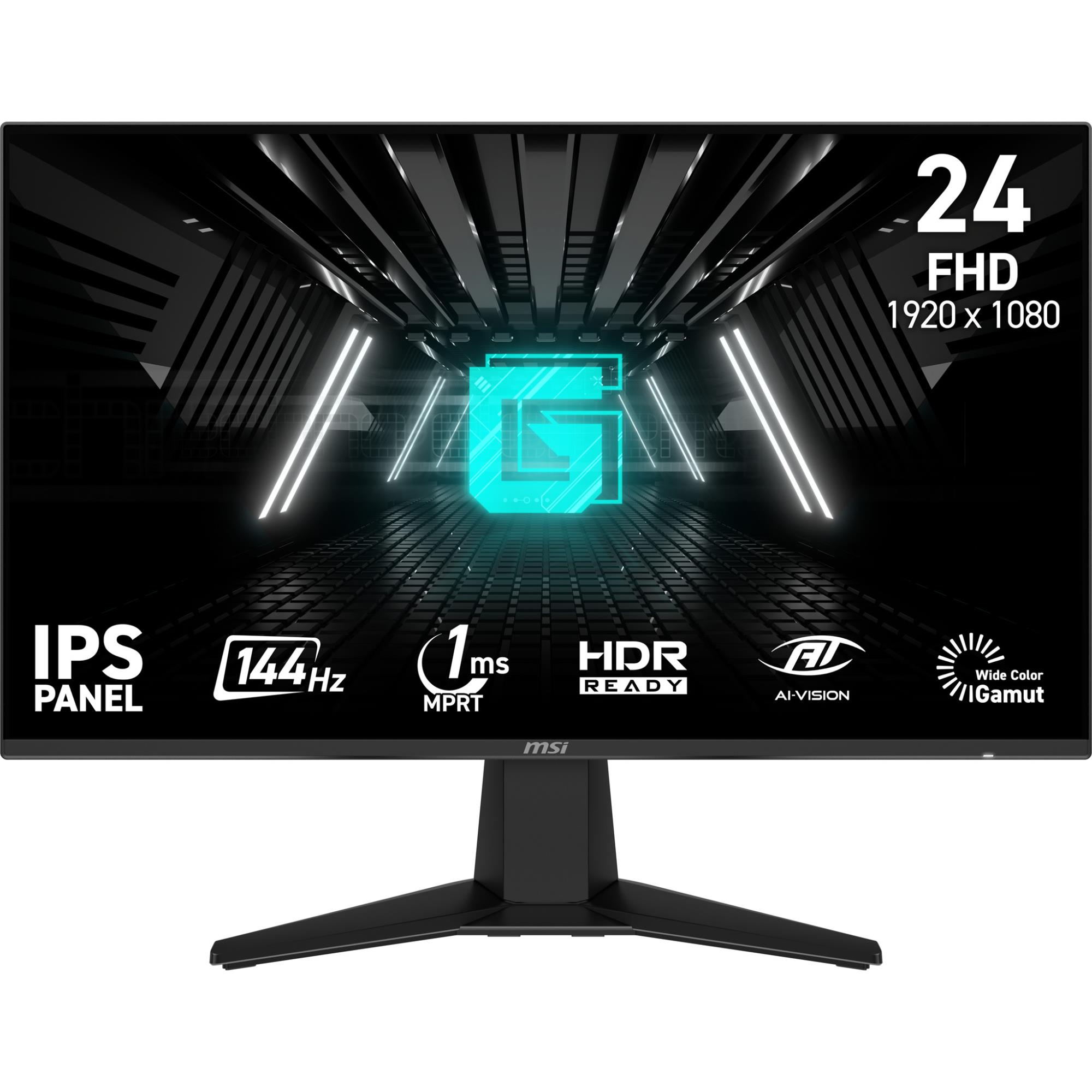 Monitorius MSI G242L E14 23.8" žaidimų IPS 1920x1080 144Hz 1ms juodas