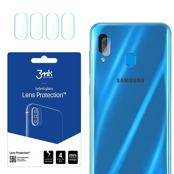 Hibridinis stiklas 3MK Hibridinis stiklas kameros SAMSUNG GALAXY A11 skirtas kamerai 4 vnt.