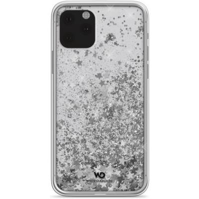 HAMA WHITE DIAMONDS Blizgantis dėklas IPHONE 11 PRO sidabrinis