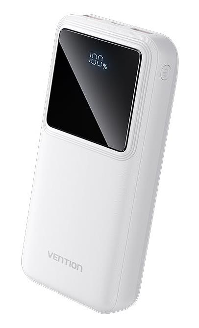 Vention išorinė baterija 20000mAh, 22.5W, balta