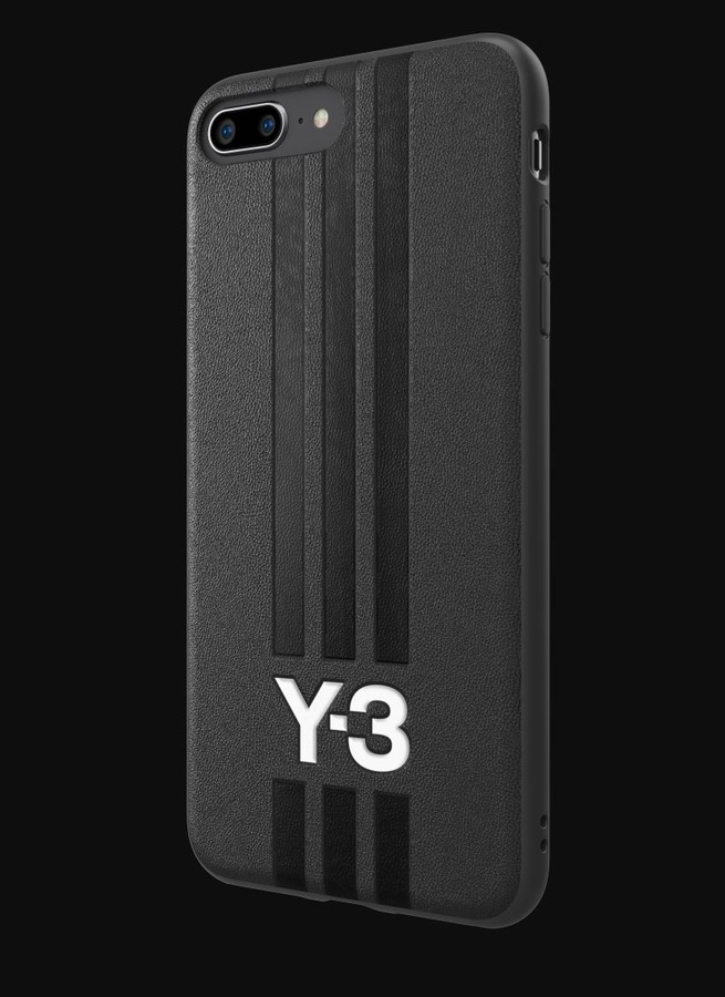 Dėklas ADIDAS Y-3 Formuotas LEATHER IPHONE 6 PLUS / 7 PLUS / 8 PLUS juodas