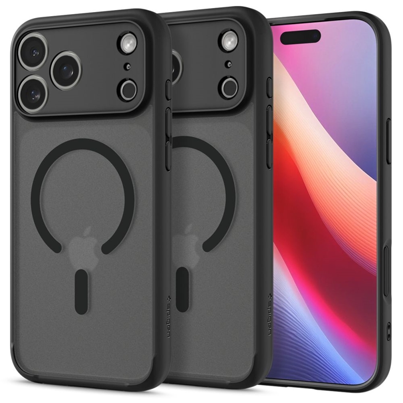 Spigen Ultra Hybrid Magnetinis dėklas telefonui iPhone 17 Pro Max - juodas